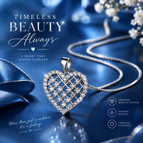 Heart love pendant - heart,