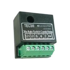 TEC3M 12v 30A 12S Self Switching Dual Charge Relay For Caravan Leisure Battery