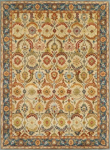 100 wool rug hand - rug, |