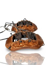 NISSAN GTR R35 DRIVER PASSENGER  FRONT 6 POT BREMBO BRAKE CALIPERS  PAIR