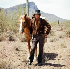 The High Chaparral Unsigned 8" x 8" photo- Henry Darrow - Donation to Charity *F