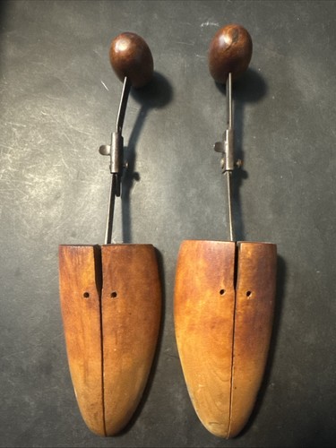 Vintage wood shoe tree - vintage, wooden