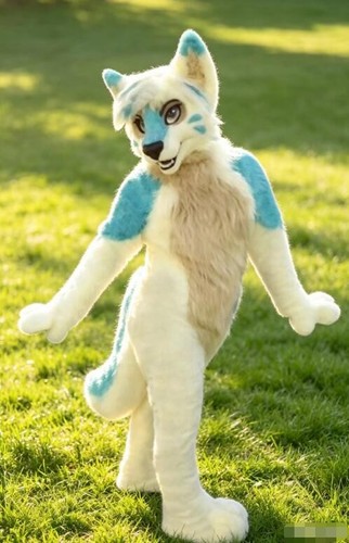 Long fur husky dog - long, fox