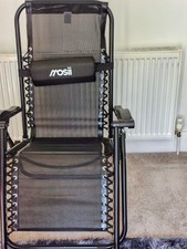 Mosii Sun Loungers For Garden Chairs Set of 2, Heavy Duty Zero Gravity Chairs