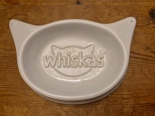 Whiskas Cat Bowl - Ceramic Pet Dish - Cat food advertising Limited Edition 21cm