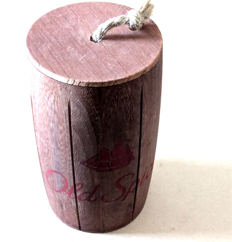 Old spice wooden barrel pot - old,