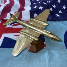 Vintage brass Canberra PR9 on