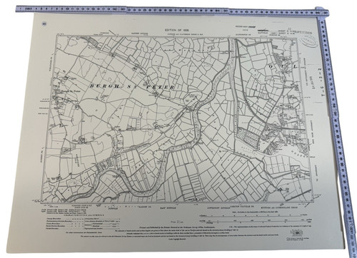 Vintage map burgh - vintage, os