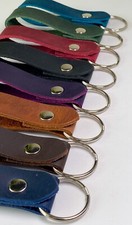 Leather Keyring 8 Colours Matt