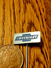 Vintage enamel Chevrolet Car logo pin badge Chevy Lapel 50's/60's Classic car.