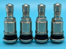 4 x Motorhome High Pressure Metal Tyre Valves Bolt In Fiat Ducato and Others