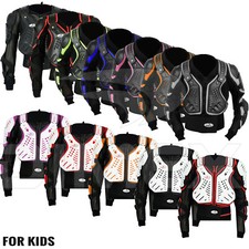 Kids Junior Motorcycle Spine Protector Guard Child Jacket Motorbike Body Armour