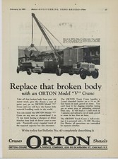 1927 Orton Crane & Shovel Co