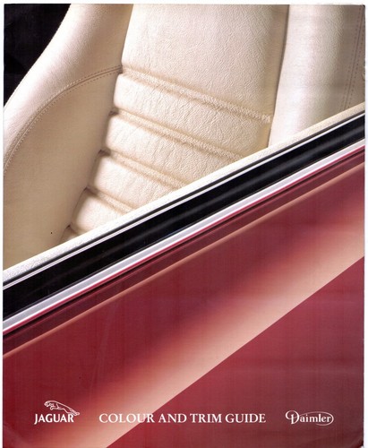 Jaguar colour trim - trim, 1993