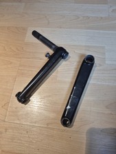 United Bmx Crank Arms Only  175mm 48 spline  Black Rhd Lhd