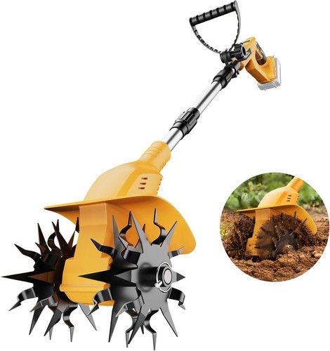 Cordless tiller cultivator - tiller, for