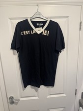 Vintage Moschino Men’s  Ces’t la Vie T Shirt - Size L - BNWT