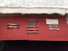 Bedford BA Vintage Spanner’s x 9 + two metric in used condition.