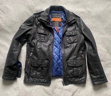 Superdry Black Leather Jacket