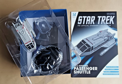 Eaglemoss star trek - star, shuttle