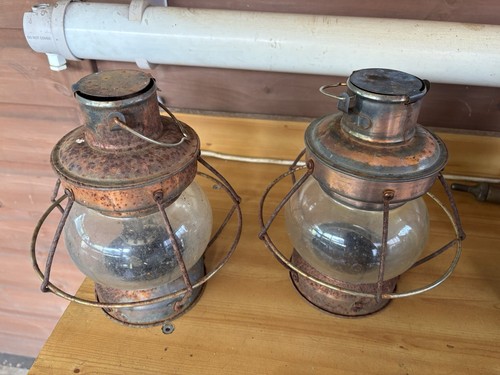 Vintage retro oil lamps - x, lamps,