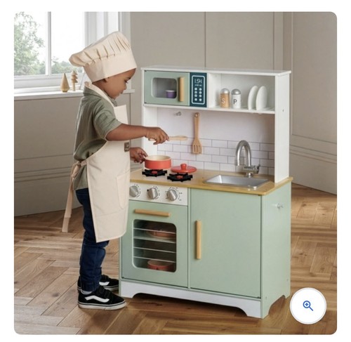 Wooden corner play - kitchen, for