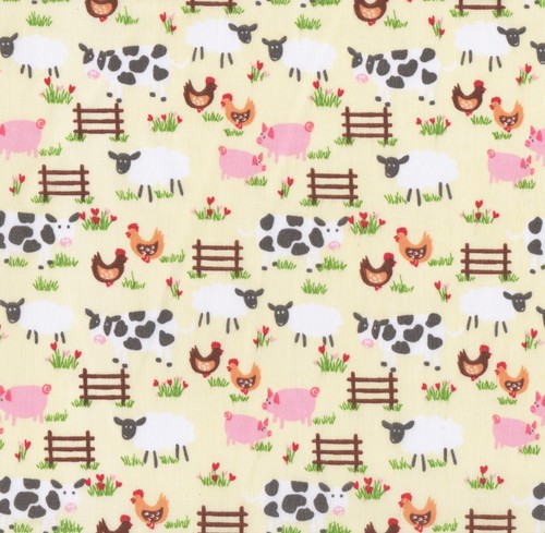 Fabric half metre polycotton - half,