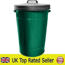 Large METAL GARDEN GREEN BIN