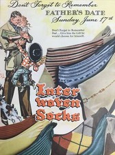 1951 Inter Woven Socks Print