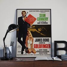 James Bond 007 Goldfinger Sean Connery Foreign Film Poster Print Picture A3 A4