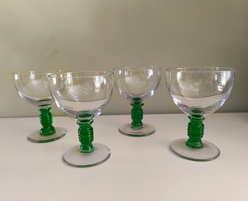Vintage set unique green - set, 4