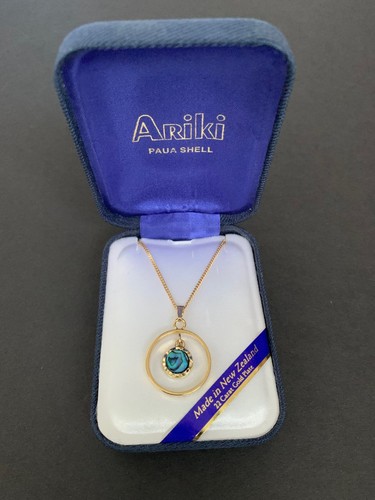Ariki round paua shell 22ct - round,