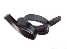 Black Brown Reversible Leather