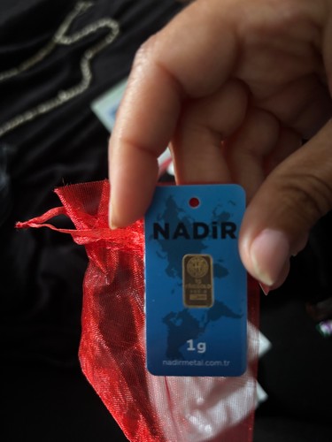 Gram gold bar new and - 1,