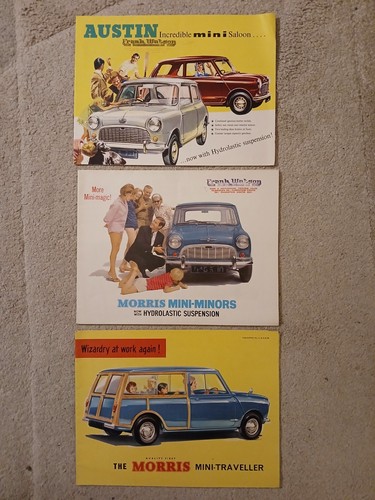 1960s car sales brochures - x,