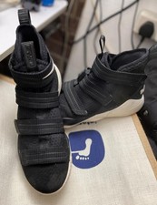 Nike LeBron Soldier 11 TB  Black White 2017 943155-003 Men’s UK Size 9