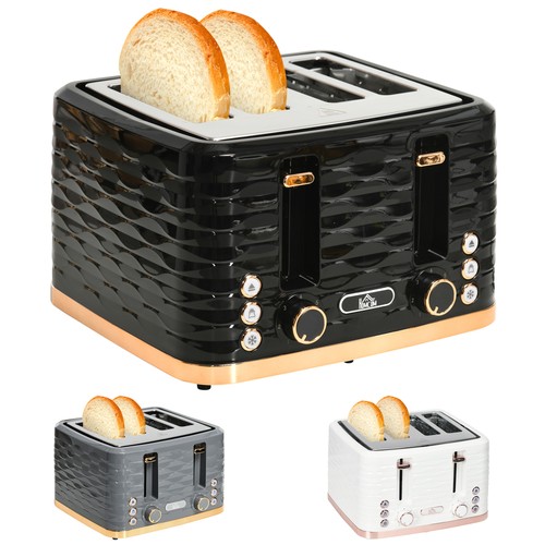 Homcom slice toaster - homcom, 4