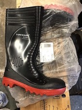 Dunlop Black Steel Toe Cap