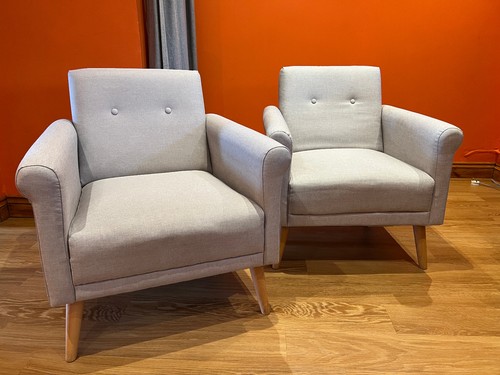 Pair habitat evie armchairs - habitat,