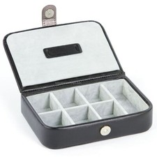Cufflink Travel Box Mele & Co Gent's Cufflink/Tie Pin Travel Organiser Box