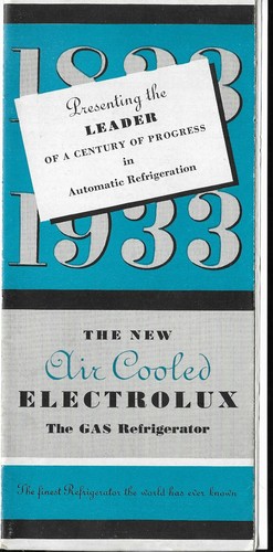 1933 electrolux gas - 1933,