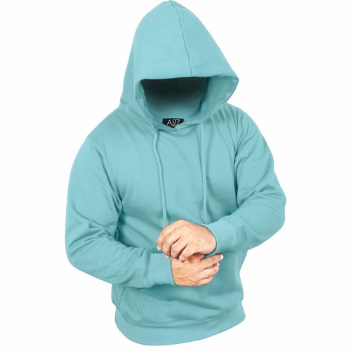 Mens fleece hoodie - fleece, pullover