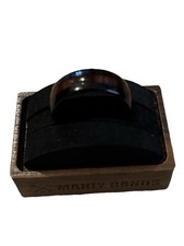 Black tungsten with koa wood