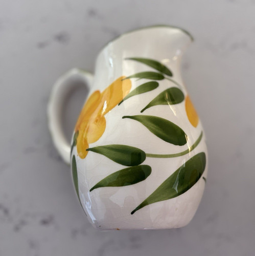 Painted ceramic jug with - ceramic,