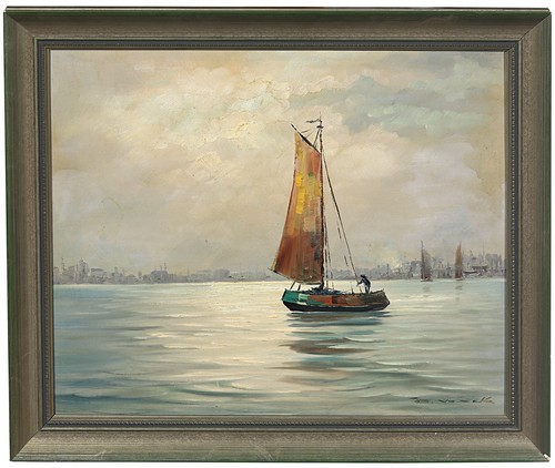 Noack signed maritime seascape - signed,
