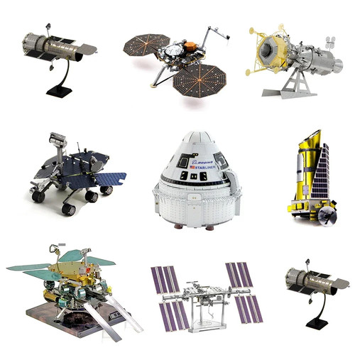 Space exploration metal - 3d,