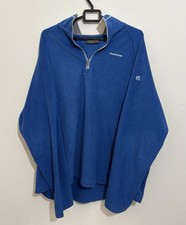 Craghoppers Blue Half Zip Fleece Jumper XXL EU58 Lightweight Outdoor Pullover