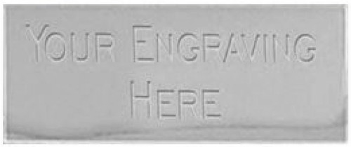 Engraved silver trophy plates