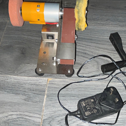 Mini belt 4in disc benchtop - &,