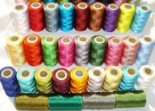 25 Embroidery Machine Thread for Brother Janome Juki - 25 diff Colors Great Item